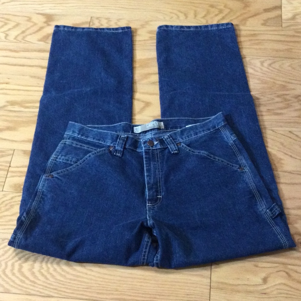 33x34 Lee Classic Blue Carpenter Jeans